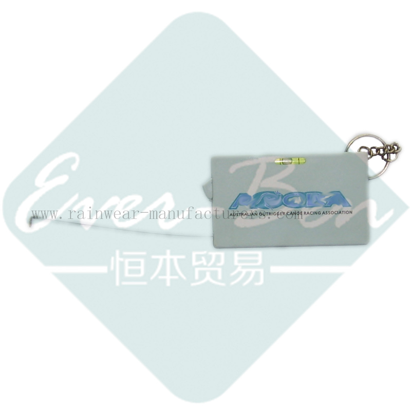 013 Promotional mini tape measure keyring with level supplier